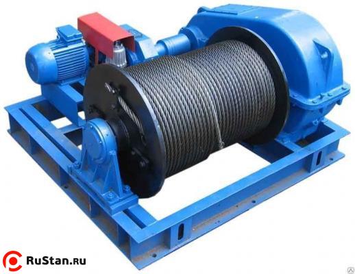Лебедка монтажная ЛМ-1 (с канатом 80м) фото №1