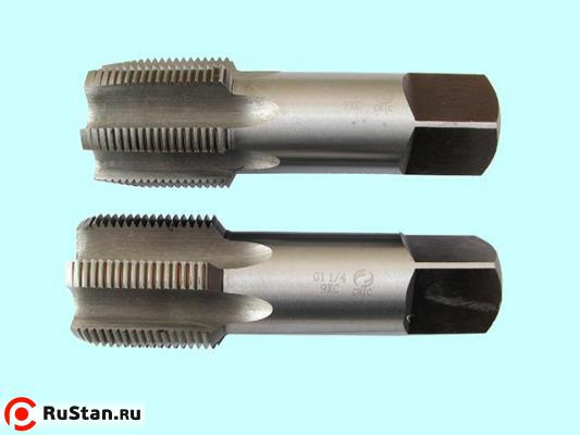 Метчик G 1 1/2" 9ХС трубный цилиндрический, ручной к-т из 2-х шт. (11 ниток/дюйм) DIN 5157 "CNIC" фото №1 Метчик G 1 1/2" 9ХС трубный цилиндрический, ручной к-т из 2-х шт. (11 ниток/дюйм) DIN 5157 "CNIC" фото №1