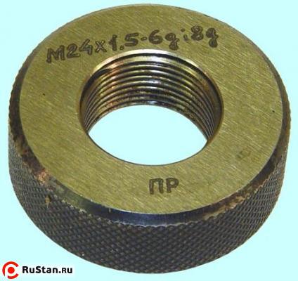 Кольцо резьбовое М14,0х1,5 НЕ 8g фото №1