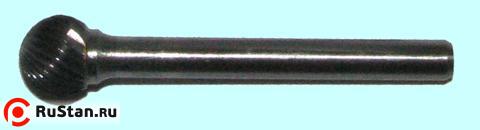 Борфреза тв.спл. сферич.d12х10х6х65 спиральная насечка (D12 10М06) "CNIC" фото №1 Борфреза тв.спл. сферич.d12х10х6х65 спиральная насечка (D12 10М06) "CNIC" фото №1