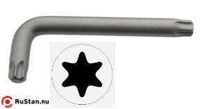 Ключ TORX Т27 L 64х21мм CrV "CNIC" фото №1 Ключ TORX Т27 L 64х21мм CrV "CNIC" фото №1