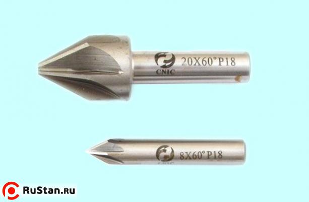 Зенковка d 8,0х12.0х 48 конус 60° dхв=8мм Р18 ц/х Z=6 DIN334A "CNIC" фото №1 Зенковка d 8,0х12.0х 48 конус 60° dхв=8мм Р18 ц/х Z=6 DIN334A "CNIC" фото №1