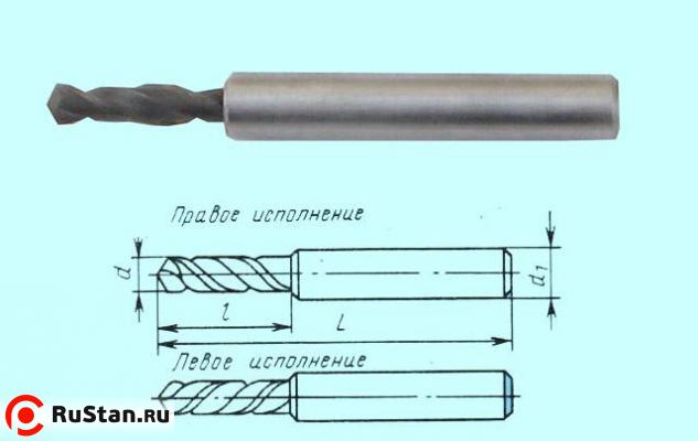 Сверло d  3,8х16х56 ц/х ВК8 цельное стальной ут. хв. dхв. 7,0 ГОСТ17273 фото №1