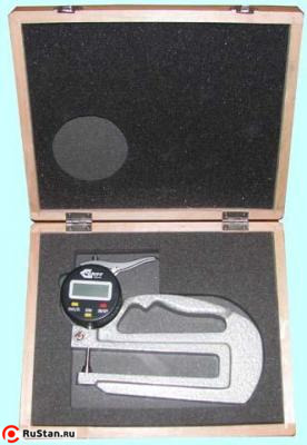 Толщиномер индикаторный электронный (0-10мм), цена дел. 0,001мм, L120мм "CNIC" (580-251) фото №1