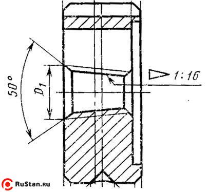 Плашка Трубная коническая   R    1/16", 28 ниток/дюйм, dнар.30мм "TLX" фото №1