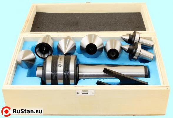 Центр Вращающийся КМ-5 с 7-ю сменными насадками "TLX" (D435) фото №1 Центр Вращающийся КМ-5 с 7-ю сменными насадками "TLX" (D435) фото №1