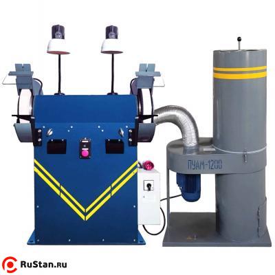 Станок точильно-шлифовальный ТШ-4РБ(400 мм) с пылеотсосом фото №1 Станок точильно-шлифовальный ТШ-4РБ(400 мм) с пылеотсосом фото №1