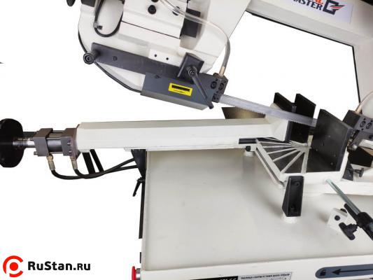 Рама, а также основание станка выполнены из чугуна высокой прочности. Своеобразная гарантия длительного срока службы. Высокая жёсткость конструкции не допускает вибрационному воздействию оказывать влияние на точность решения поставленных задач. фото №3 METAL MASTER BSM-250 SAF фото №3