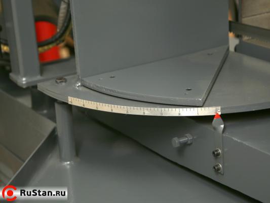 Станок имеет возможность поворота рамы на угол 45 градусов. фото №11 METAL MASTER MGH-500Z фото №11