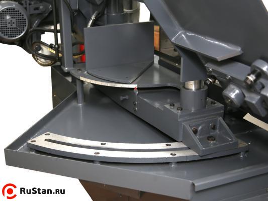 Станок имеет возможность поворота рамы на угол 45 градусов. фото №12 METAL MASTER MGH-350Z фото №12