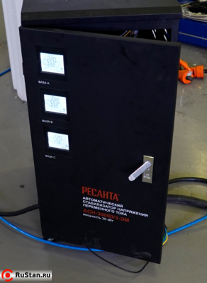 Стабилизатор напряжения РЕСАНТА АСН-30000/3-ЭМ фото №2 Стабилизатор напряжения РЕСАНТА АСН-30000/3-ЭМ фото №2