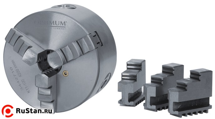 Прецизионный токарный патрон CI3P ø 250 мм Optimum фото №2 Кулачки для патронов CI3P ø250 мм фото №2