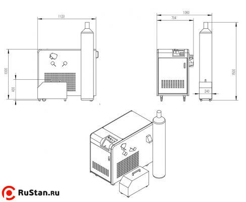 Ручной лазерный сварочный аппарат Raptor SFW-3000 PRO 5в1 (3000Вт Raycus) фото №19 Raptor SFW-3000 PRO 5в1 фото №19