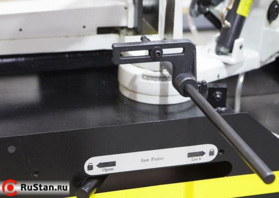 Мерный упор 500 мм. Рычаг фиксации поворота рамы фото №20 Stalex BS-260G фото №20