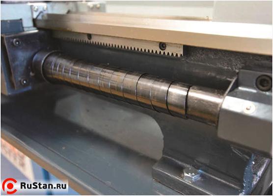 Телескопическая защита ходового винта от стружки эффективно защищает ходовой винт от износа. фото №16 METAL MASTER MML 2870M фото №16