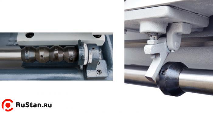4-х позиционная рукоятка автоматической остановки суппорта в купе с 4-мя эксцентриковыми конечными выключателями позволяют автоматизировать и ускорить процессы изготовления большой номенклатуры деталей. фото №18 METAL MASTER Z51100 DRO RFS фото №18