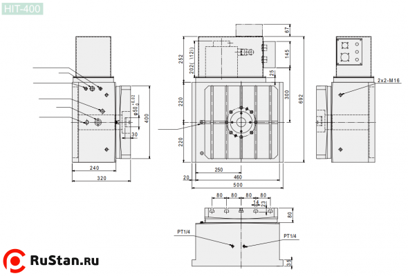 Размеры стола HIT-400 фото №2 Размеры стола HIT-400 фото №2