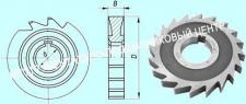Фреза дисковая пазовая   80х12х27 Р18, Z =18 затылованная 