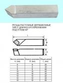 Резец Расточной державочный  8х 8х40 Т15К6(YT15) 45°, к расточным оправкам 