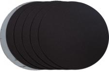 Диск шлифовальный на велкро основе P100, 230мм / без отв., черный, 5 шт.